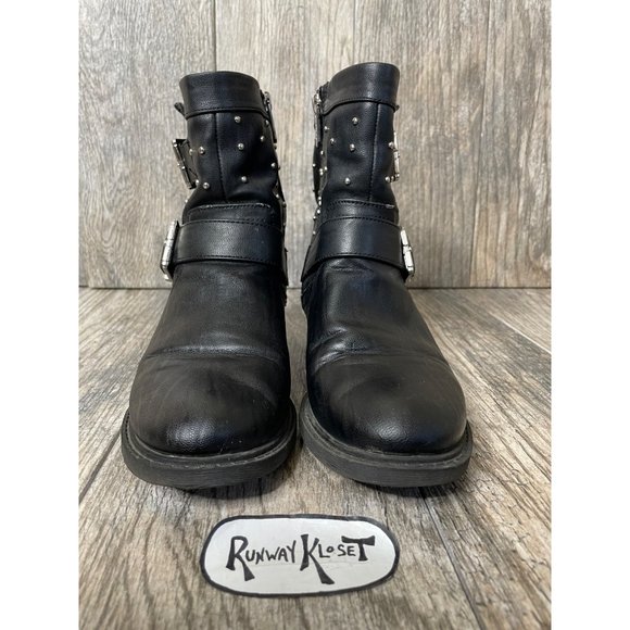 Sam Edelman CIRCUS Dannelly Studded Combat Ankle Boots Size Women Size 7 - Picture 2 of 13